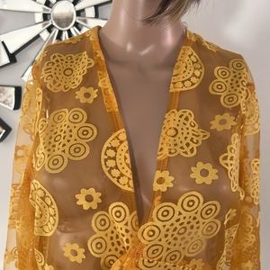 (EMBER) ladies see through cover up size M never worn
